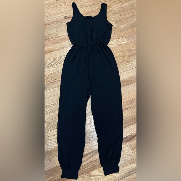 She + Sky Pocket Travelers Jumpsuit Black Size Small - Picture 3 of 6